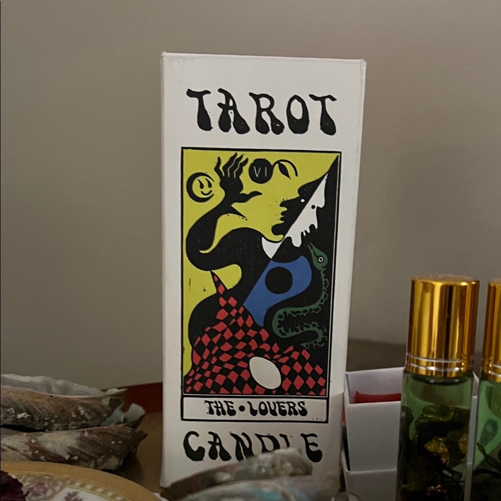 Tarot The Lovers Candle